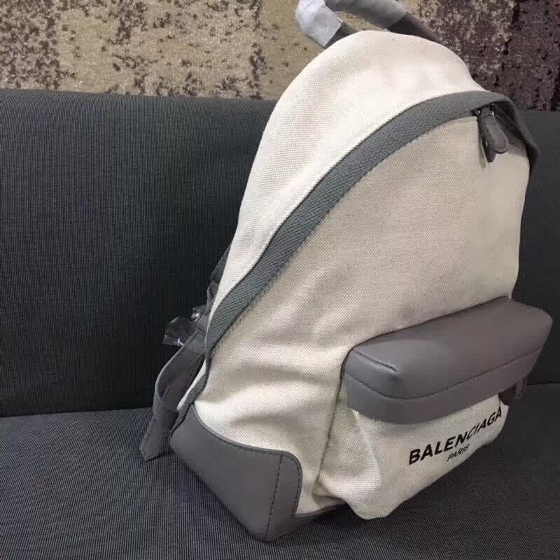 BALENCIAG巴黎世家 專櫃同步升級版 最新系列 Le Dix Money 帆布配牛皮 雙肩包 小號  BL1460